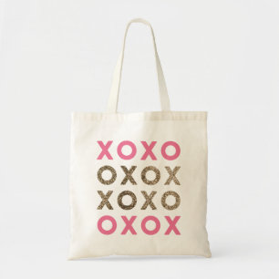 Glitter XOs Wedding Tote Bag