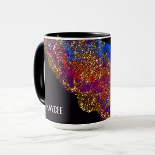 Glittered Alcohol Ink Mug