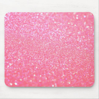 Glittered Pink Mouse Mat