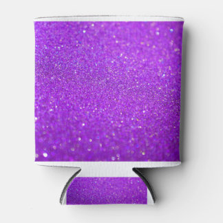 Glittered Purple Can Cooler