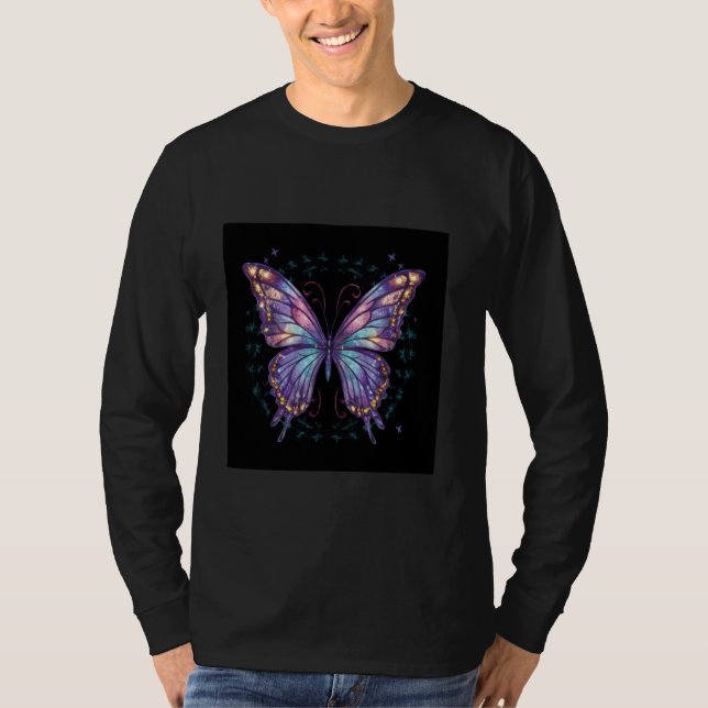 Glittering butterfly T-Shirt (Front)