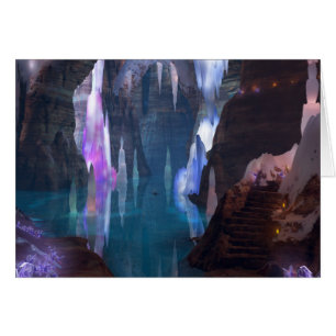 Glittering Caves by Night Card