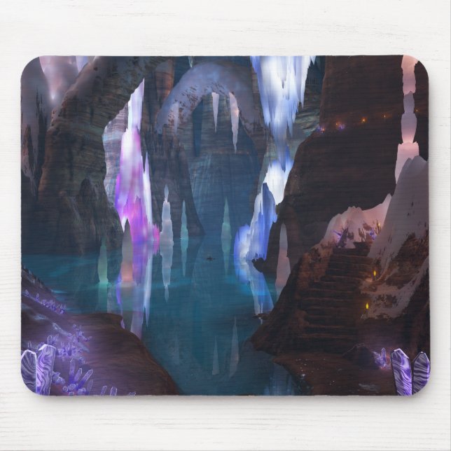 Glittering Caves by Night Mousepad (Front)