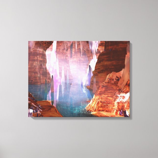 Glittering Caves Canvas Print (Front)