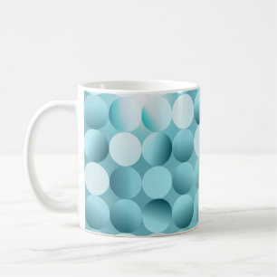 Glittering confetti green celebration backgroundab coffee mug