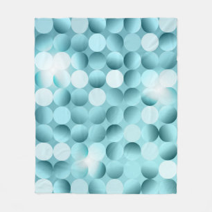 Glittering confetti green celebration backgroundab fleece blanket