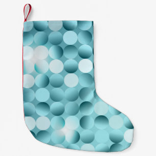 Glittering confetti green celebration backgroundab small christmas stocking