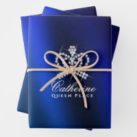 Glittering Crown Royal Blue
