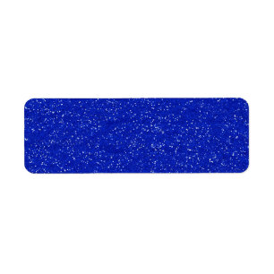 GLITTERING DARK ROYAL BLUE OCEAN WHITE SPARKLES TE