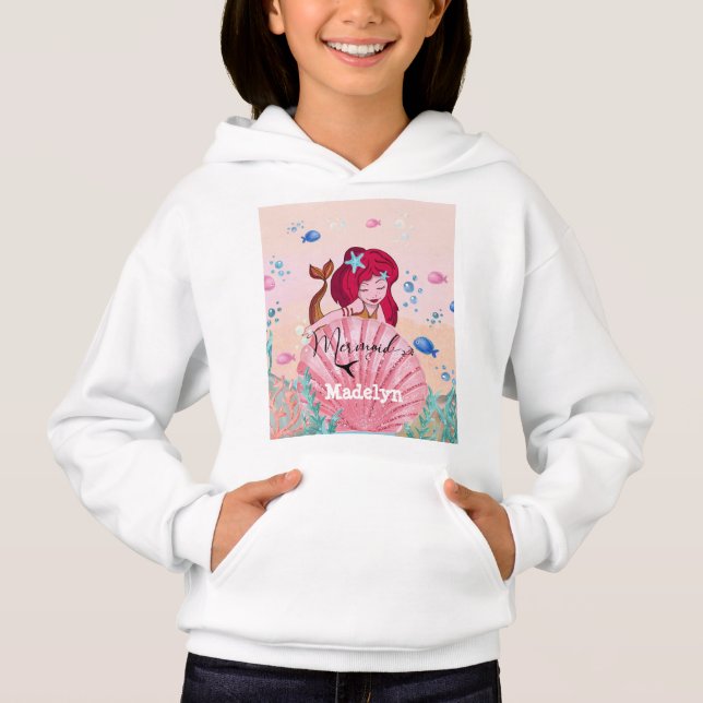 🧜‍♀️Glittering Mermaid Under The Sea Custom Name  (Front)
