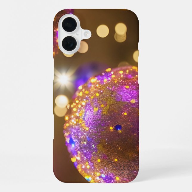Glittering Orbs - A Dazzling Display iPhone Case (Back)