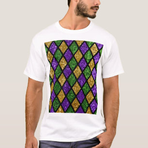Glittering paillettes diamonds, festive background T-Shirt