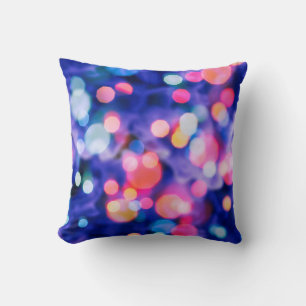 glittering shine bulbs lights background:blur of C Cushion