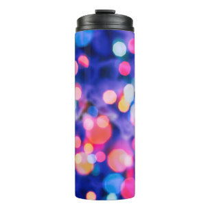 glittering shine bulbs lights background:blur of C Thermal Tumbler