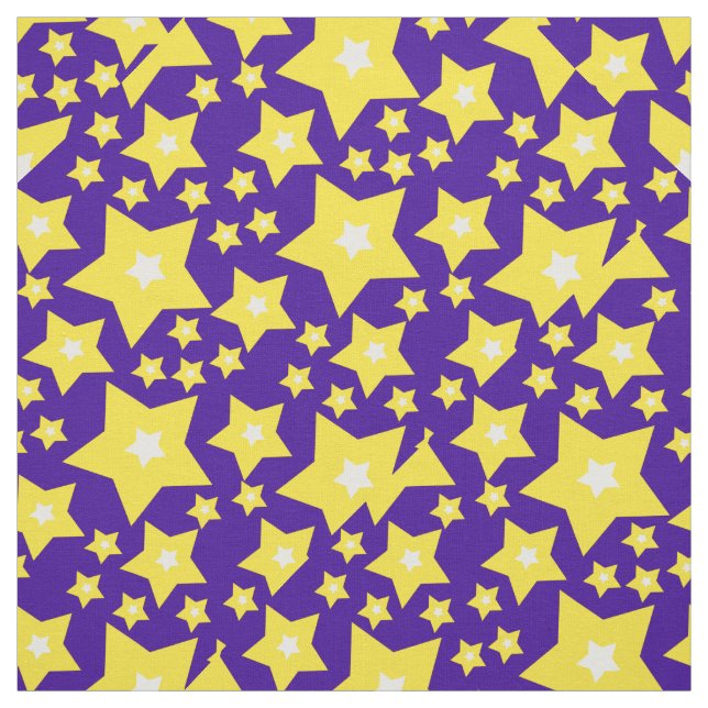 Glittering Shinning Stars  Fabric (Swatch)