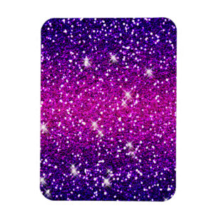 Glitters Sparkles Purple Pink Texture Magnet