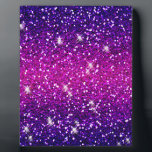 Glitters Sparkles Purple Pink Texture Plaque<br><div class="desc">Featuring purple and pink texture in glitters and sparkles. The glitters sparkles texture is digitally created.  Note: Products will NOT have actual glitter or sparkles.</div>