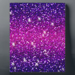 Glitters Sparkles Purple Pink Texture Plaque<br><div class="desc">Featuring purple and pink texture in glitters and sparkles. The glitters sparkles texture is digitally created.  Note: Products will NOT have actual glitter or sparkles.</div>