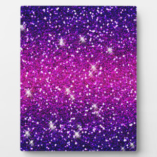 Glitters Sparkles Purple Pink Texture Plaque