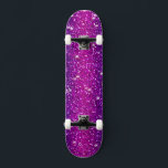 Glitters Sparkles Purple Pink Texture Skateboard<br><div class="desc">Featuring purple and pink texture in glitters and sparkles. The glitters sparkles texture is digitally created.  Note: Products will NOT have actual glitter or sparkles.</div>