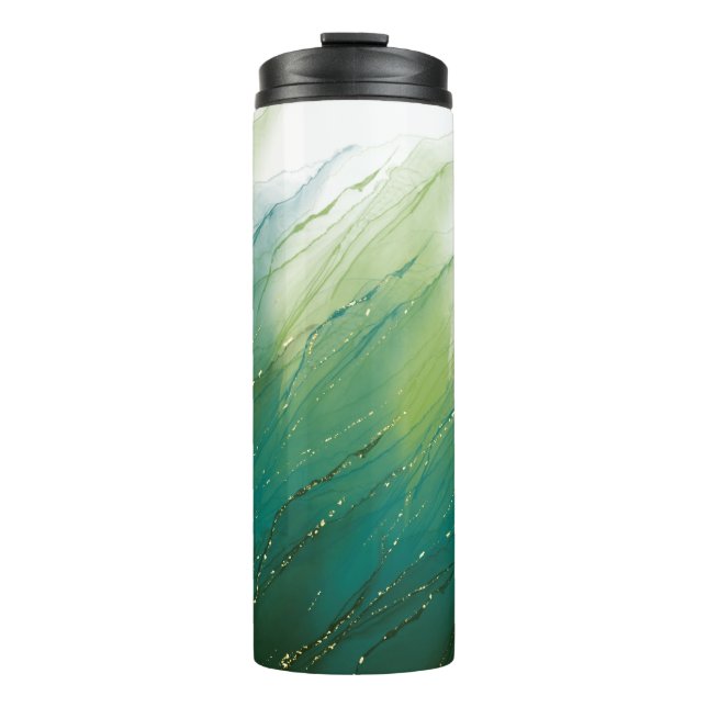 Glittery Alcohol Ink Tumbler Design (Front)
