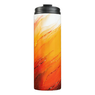 Glittery Alcohol Ink Tumbler Design