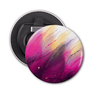 Glittery Alcohol Ink Tumbler Design Bottle Opener
