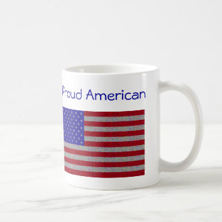 Glittery American Flag Coffee Mug