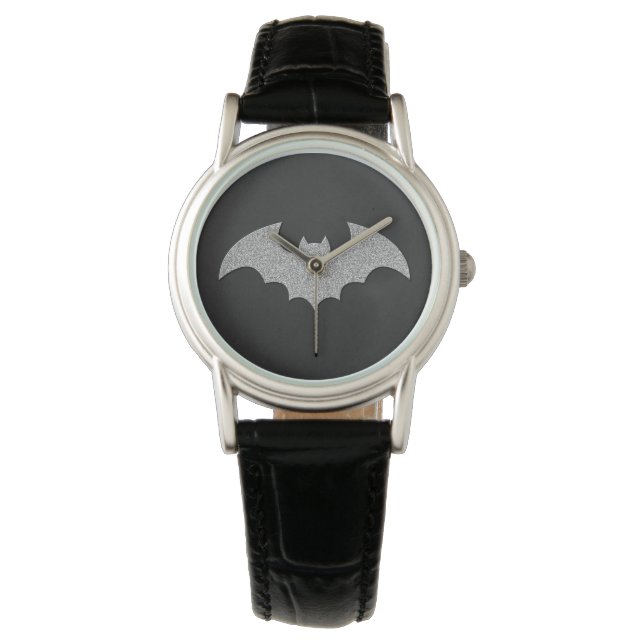 Glittery Bat Halloween Watch (Front)