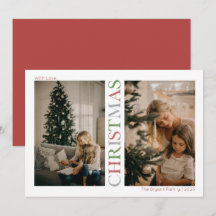 Glittery Christmas Red Photo