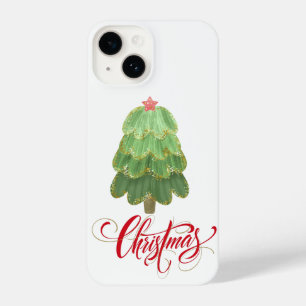 Glittery Christmas tree  iPhone 14 Case