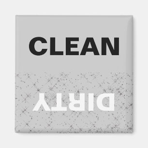 Glittery Clean/Dirty Dishwasher Magnet