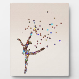 Glittery Dancer Plaque