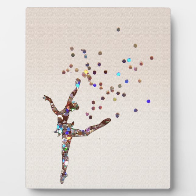 Glittery Dancer Plaque (Front)