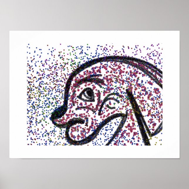 Glittery Dog Poster (Front)