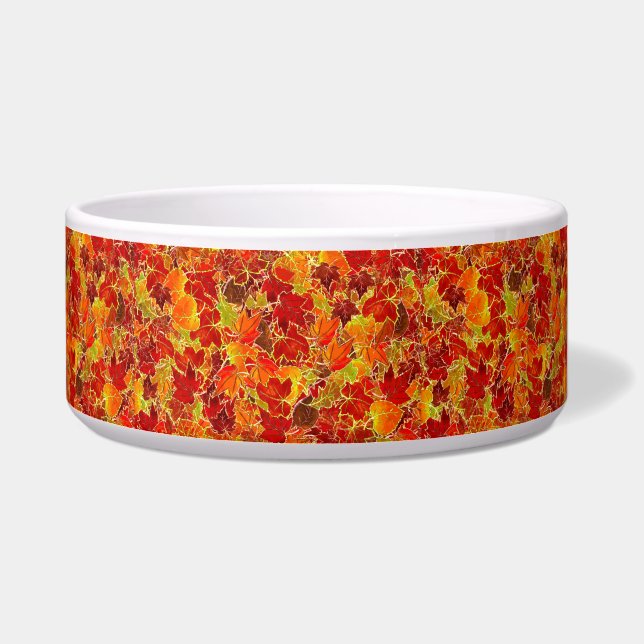 Glittery Fall Maple Leaves (Right)