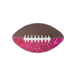 Glittery Glam Football Pink Sparkly Cute Gifts American Football