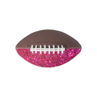 Glittery Glam Football Pink Sparkly Cute Gifts American Football