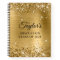 Glittery Gold Foil Graduation Guest