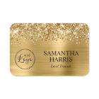 Glittery Gold Foil Logo