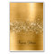 Glittery Gold Individual Name Place Cards
