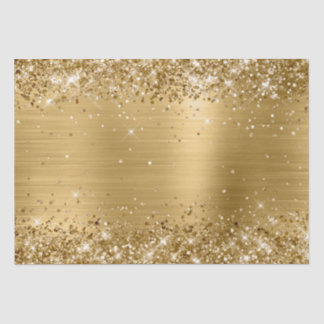 Glittery Gold Ombre Foil Tissue Paper