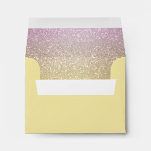 Glittery Gradient RSVP Envelope