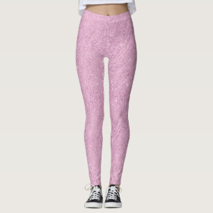 Glittery Lilac Leggings - Easter Yoga Pants