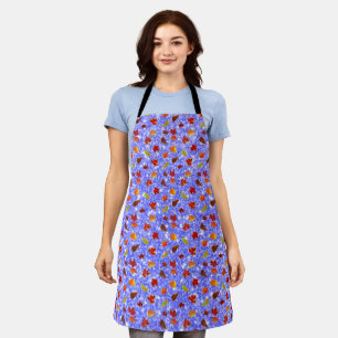 Glittery Maple Leaves Apron