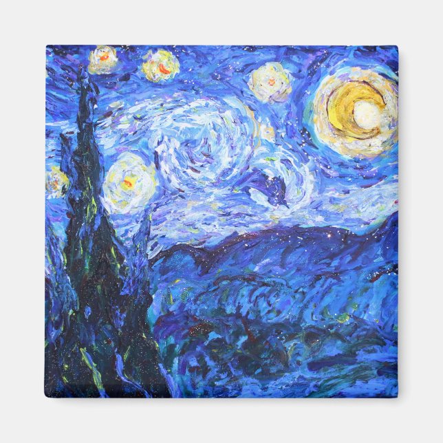 Glittery Night Magnet (Front)