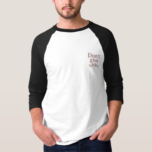 Glittery Perseverance   T-Shirt (Front)