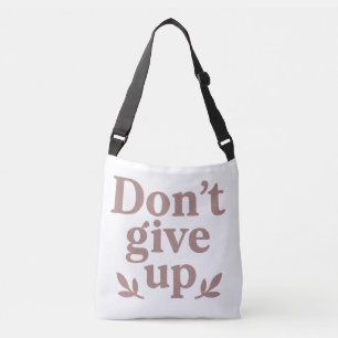 Glittery Perseverance   T-Shirt Crossbody Bag