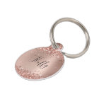 Glittery Rose Gold Glam Gradient