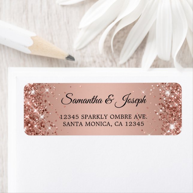 Glittery Rose Gold Gradient Wedding (Insitu)